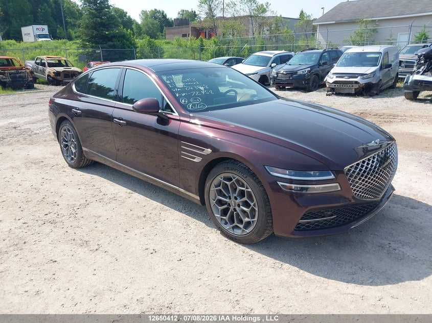 Vin: kmtgb4sc9mu043808, lot: 3052013, genesis g80 2.5t advanced awd 2021 img_1