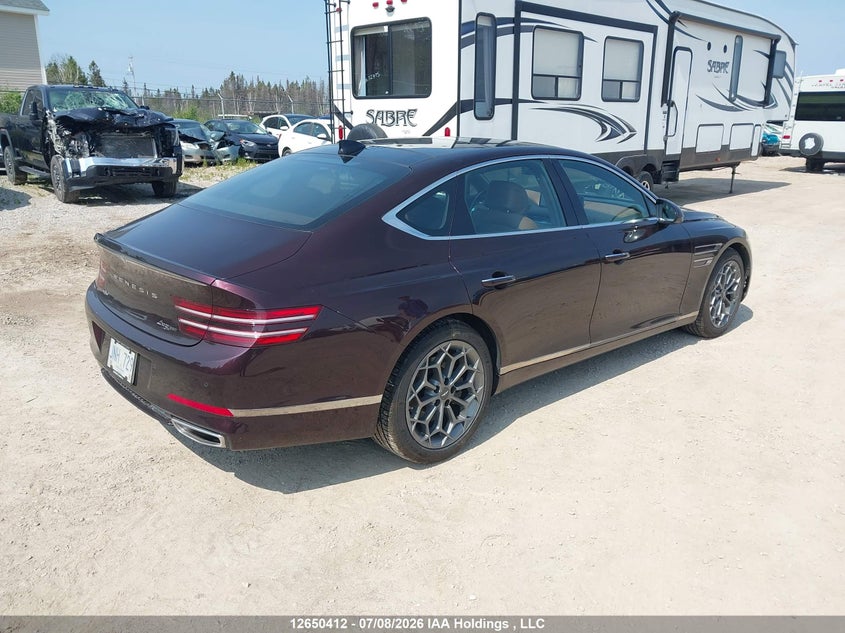 Vin: kmtgb4sc9mu043808, lot: 3052013, genesis g80 2.5t advanced awd 20214