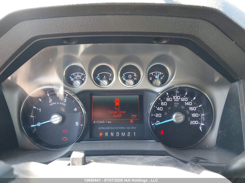 2012 FORD F350 PICKUP 6.7L V-8 DI, TURBO, 400HP
