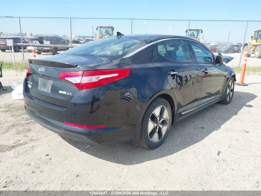 Vin: knagm4ad2d5057530, lot: 3052048, kia optima hybrid 20134