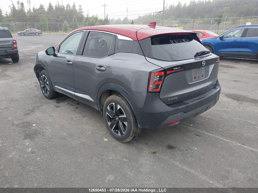 Vin: 3n8ap6cb5sl375375, lot: 3052054, nissan kicks sv 20253