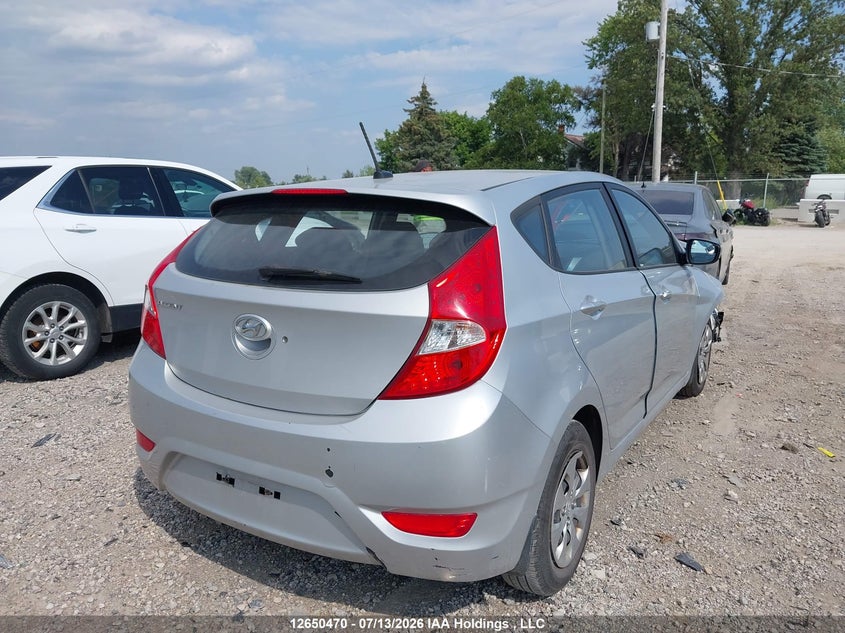 Vin: kmhct5aexfu220531, lot: 3052071, hyundai accent gl 20154