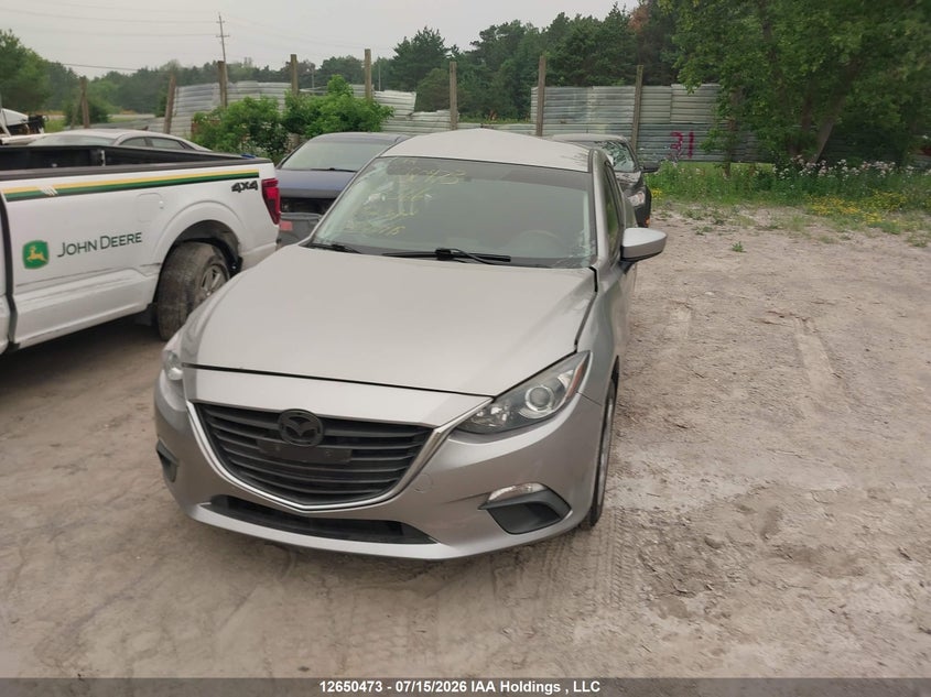2015 MAZDA 3 SEDAN 2.0L I-4 DI, DOHC, VVT, 155HP