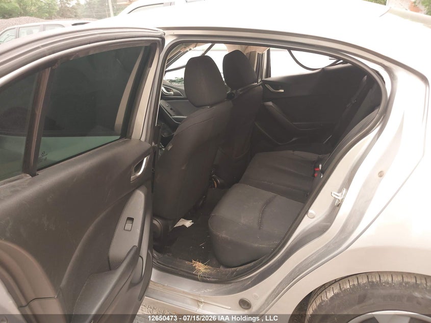 2015 MAZDA 3 SEDAN 2.0L I-4 DI, DOHC, VVT, 155HP