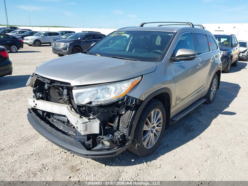 Vin: 5tdjkrfh4es052204, lot: 3052094, toyota highlander xle 20142