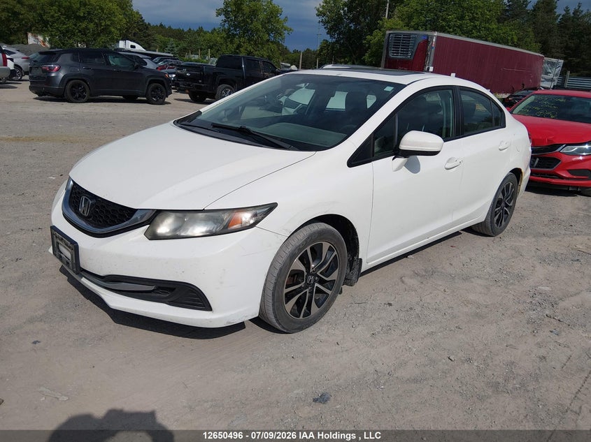 2014 Honda Civic, Благотворительность, IAAI, VIN 2HGFB2E58EH021199 — фото 2