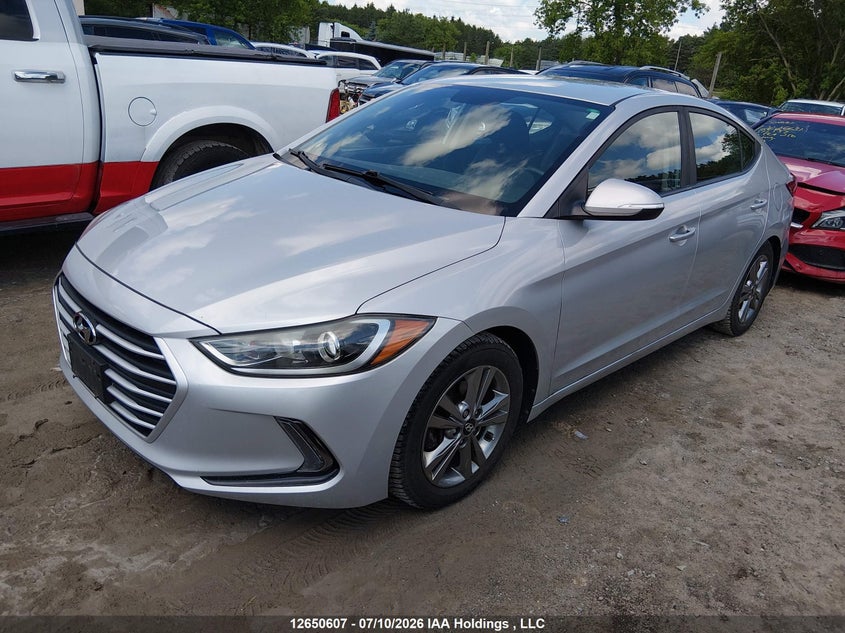 2018 Hyundai Elantra, Right Side, IAAI, VIN KMHD84LF2JU668986 — photo 2