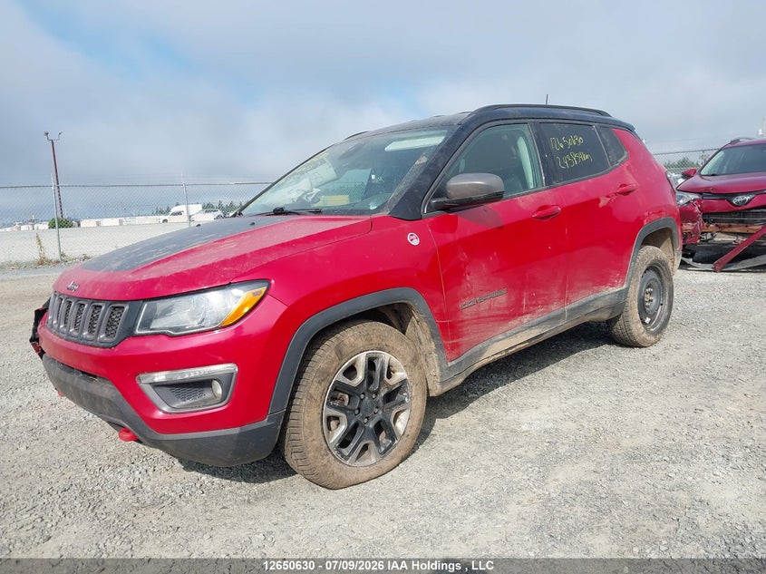 2018 Jeep Compass, Удар спереди, IAAI, VIN 3C4NJDDB8JT246577 — фото 2