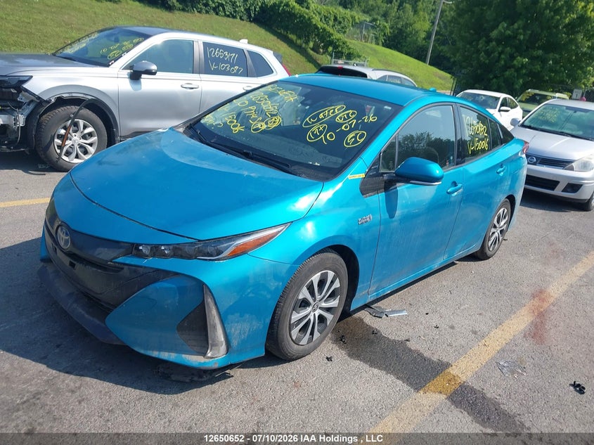 Vin: jtdkarfp4l3150016, lot: 3052271, toyota prius prime 20202