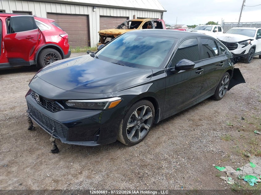Vin: 2hgfe4f87sh017247, lot: 3052280, honda civic sport hybrid/sport touring hybrid 20252