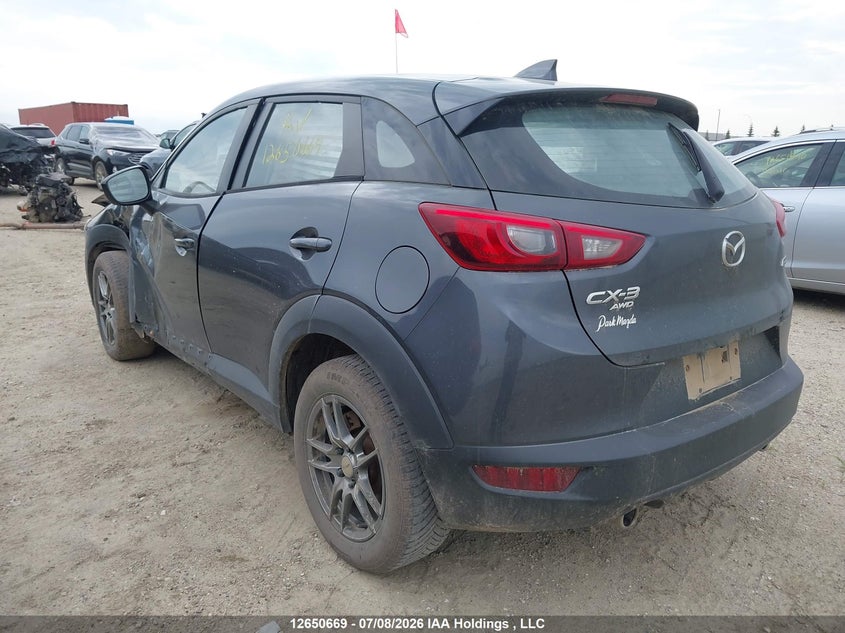 Vin: jm1dkfb78g0129722, lot: 3052289, mazda cx-3 sport 20163
