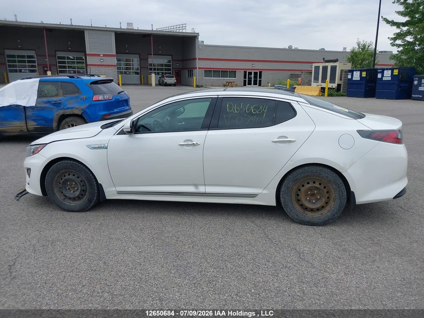 2014 Kia Optima Hybrid Ex/Ex Premium VIN: KNAGN4AD8E5074640 Lot: 12650684