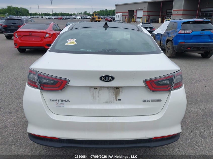 2014 Kia Optima Hybrid Ex/Ex Premium VIN: KNAGN4AD8E5074640 Lot: 12650684