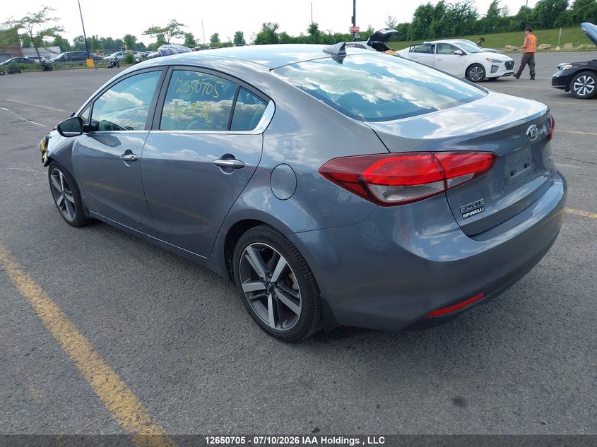 Vin: 3kpfl4a88je206978, lot: 3052325, kia forte ex 20183