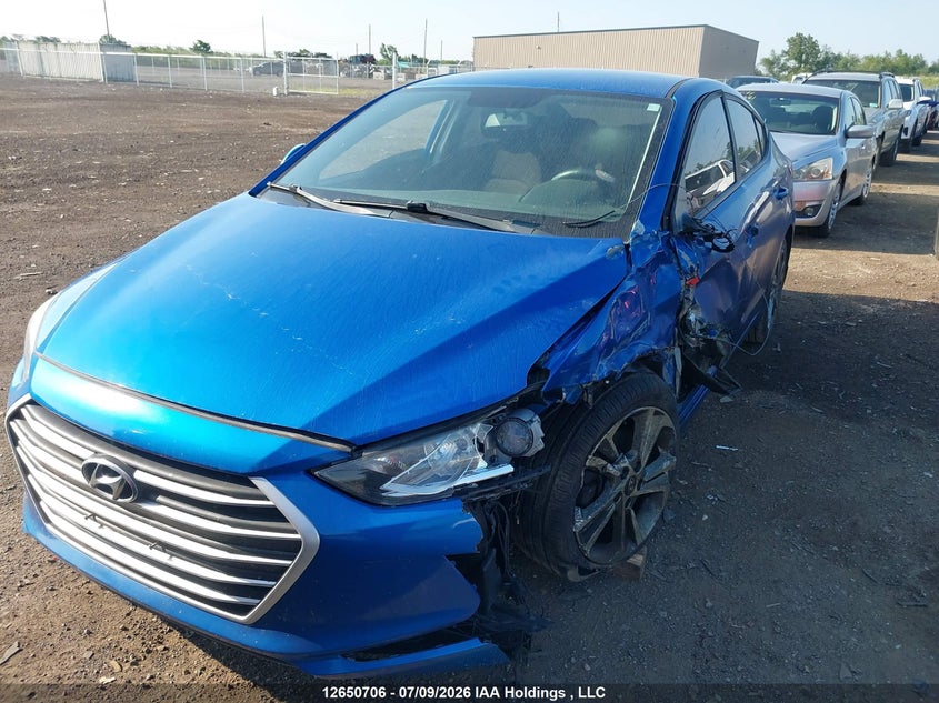2018 Hyundai Elantra Gl, Левый бок, IAAI, VIN KMHD84LF9JU658097 — фото 2