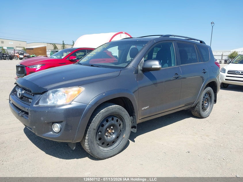 2012 Toyota RAV 4, Rear, IAAI, VIN 2T3RK4DV6CW084341 — photo 2