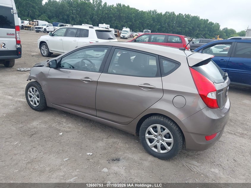 Vin: kmhct5aexdu127263, lot: 3052376, hyundai accent gl 20133