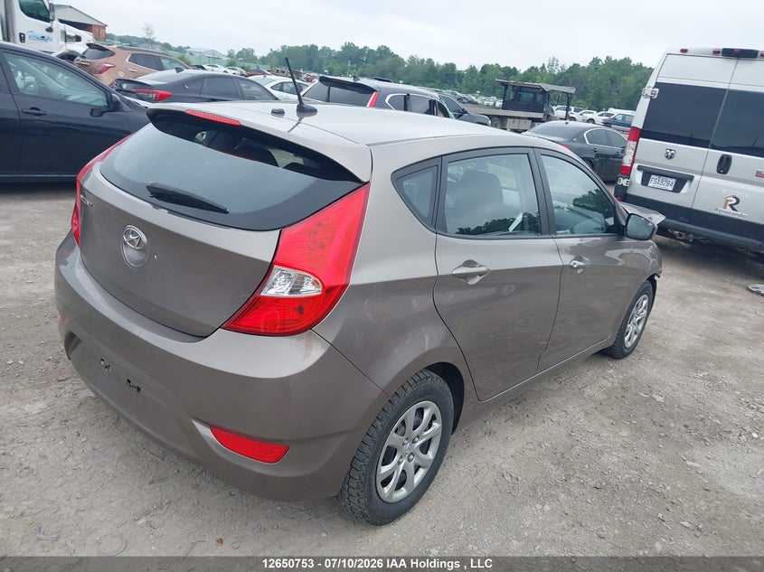 Vin: kmhct5aexdu127263, lot: 3052376, hyundai accent gl 20134