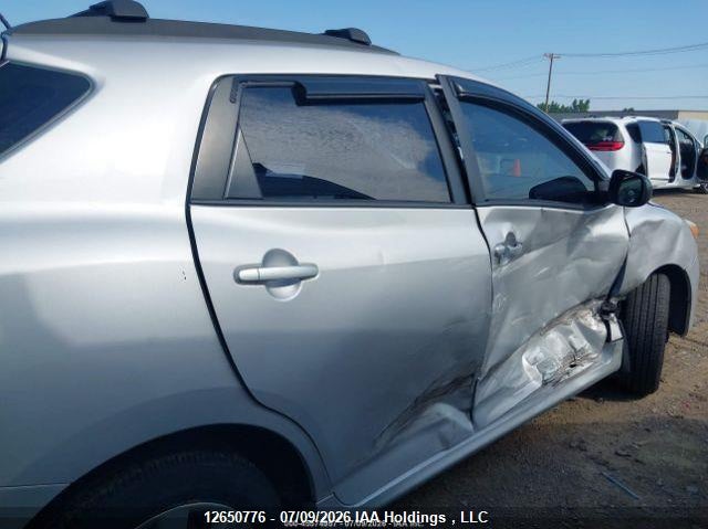 2012 TOYOTA MATRIX HATCHBACK 2.4L I-4 DOHC, VVT, 158HP