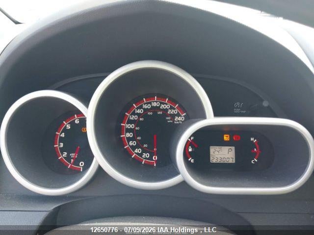 2012 TOYOTA MATRIX HATCHBACK 2.4L I-4 DOHC, VVT, 158HP