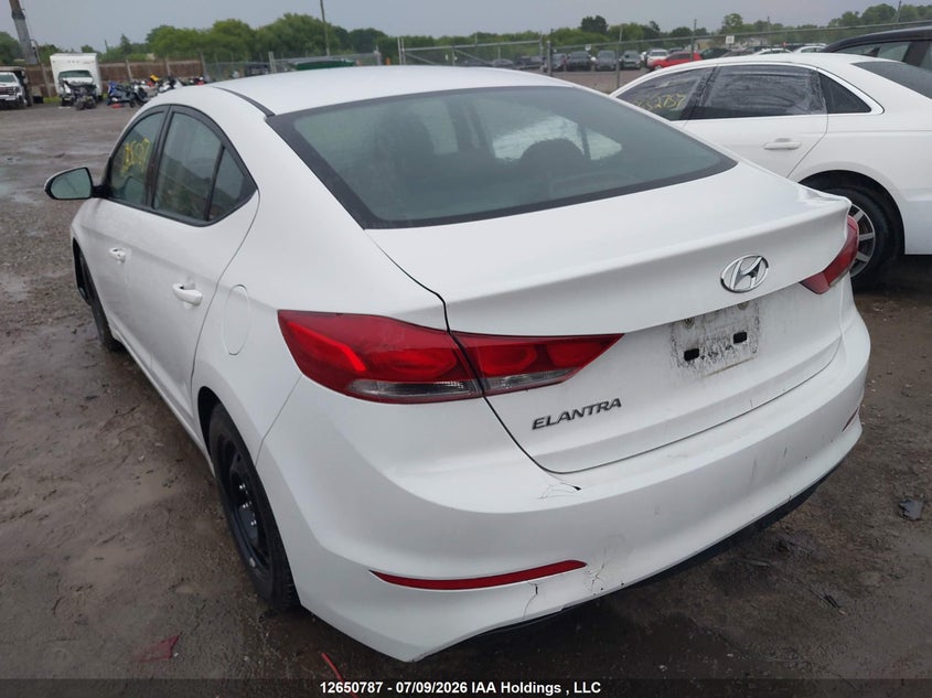 Vin: 5npd74lf7jh313426, lot: 3052417, hyundai elantra se 20183