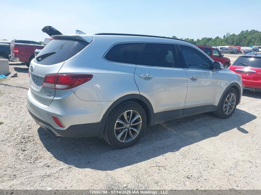 Vin: km8sndhf3ju270811, lot: 3052424, hyundai santa fe se/limited 20184