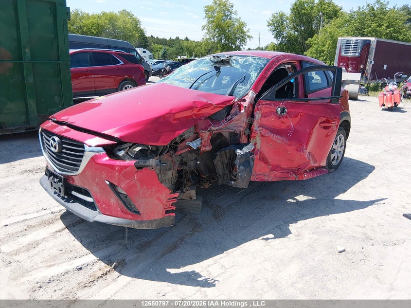 2018 Mazda CX-3, Front, IAAI, VIN JM1DKFB71J1308198 — photo 2