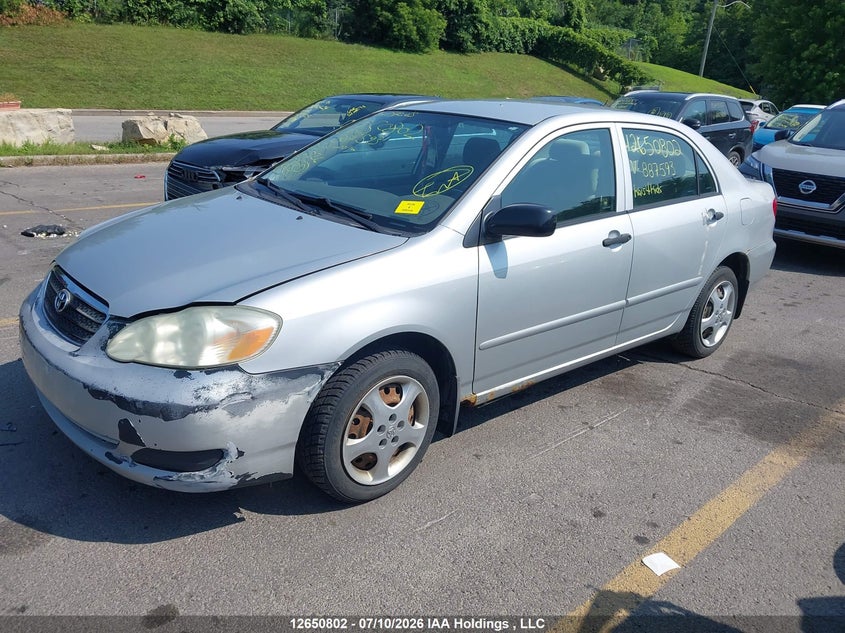 2005 Toyota Corolla, Благотворительность, IAAI, VIN 2T1BR32E65C887593 — фото 2