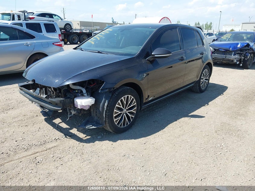 2021 Volkswagen Golf Comfortline/Highline, Front, IAAI, VIN 3VWG57AU9MM008205 — photo 2