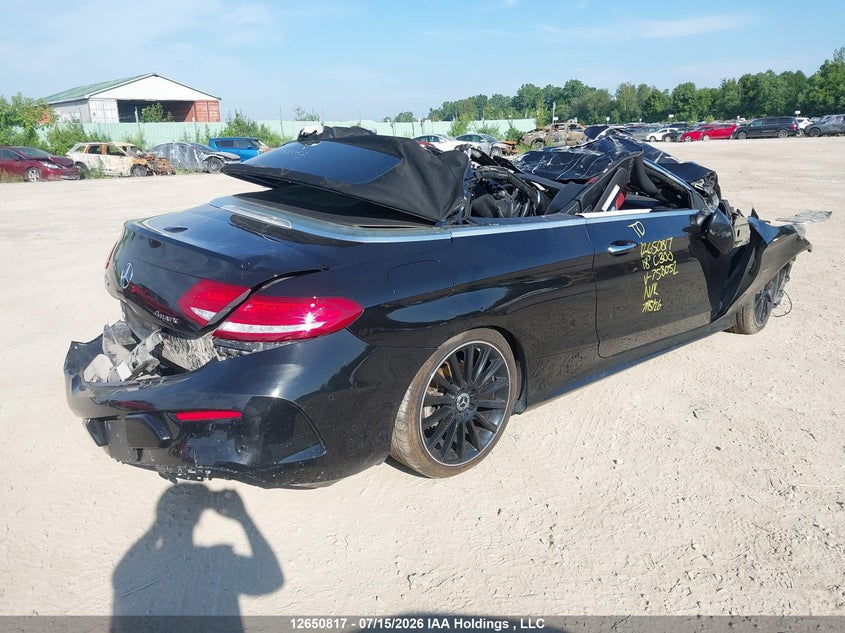 Vin: wddwk4kb6jf758052, lot: 3052447, mercedes-benz c 300 4matic 20184