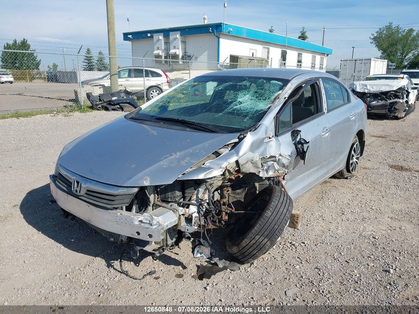2012 HONDA CIVIC SEDAN 1.8L I-4 VVT, 140HP