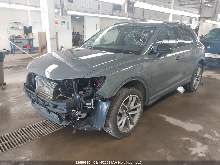2025 Audi Q3, Front, IAAI, VIN WA1AUCF32S1017885 — photo 2