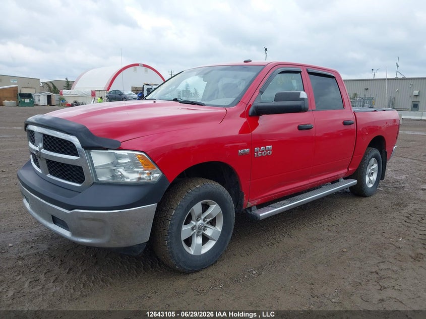 2014 RAM 1500, Right Rear, IAAI, VIN 3C6RR7KT7EG285142 — photo 2
