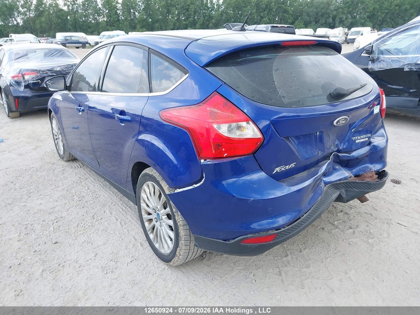 Vin: 1fahp3n29cl459689, lot: 3052595, ford focus titanium 20123