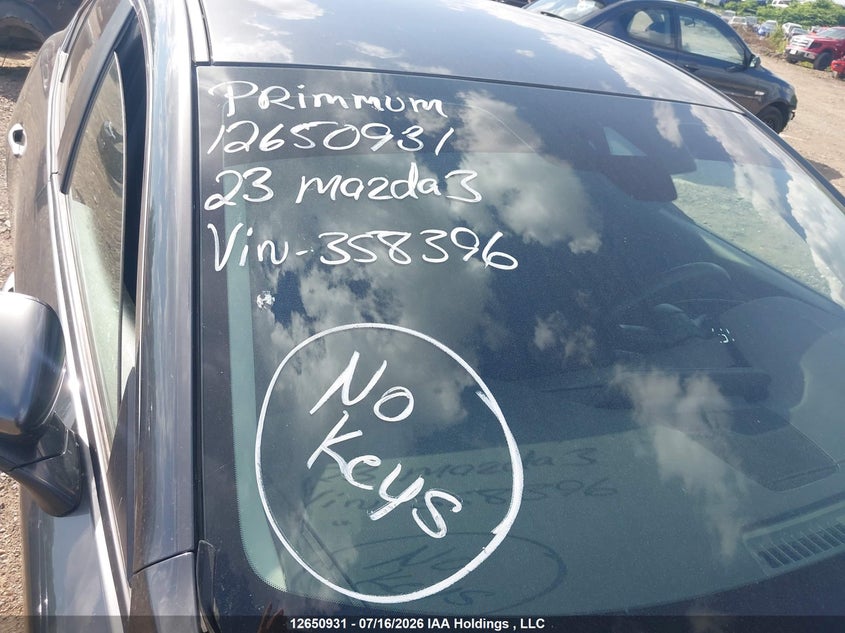 2023 Mazda Mazda3 Gs VIN: 3MZBPAC79PM358396 Lot: 12650931
