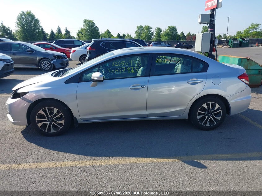 2015 HONDA CIVIC SEDAN 1.8L I-4 VVT, 143HP