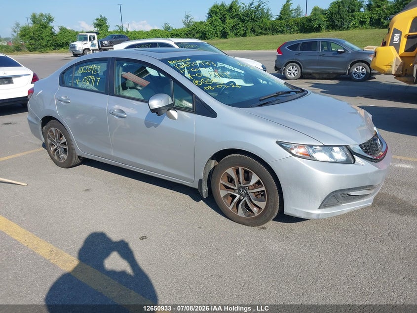 2015 HONDA CIVIC SEDAN 1.8L I-4 VVT, 143HP