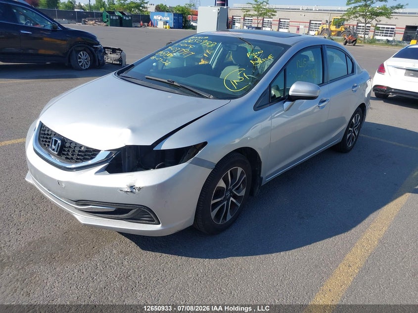 2015 HONDA CIVIC SEDAN 1.8L I-4 VVT, 143HP