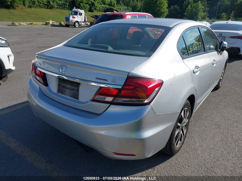 2015 HONDA CIVIC SEDAN 1.8L I-4 VVT, 143HP