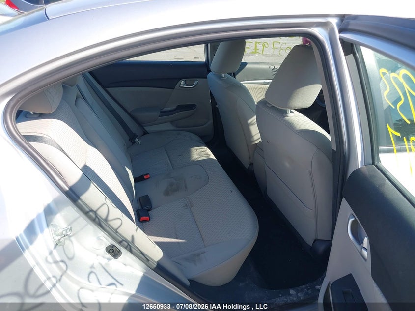 2015 HONDA CIVIC SEDAN 1.8L I-4 VVT, 143HP