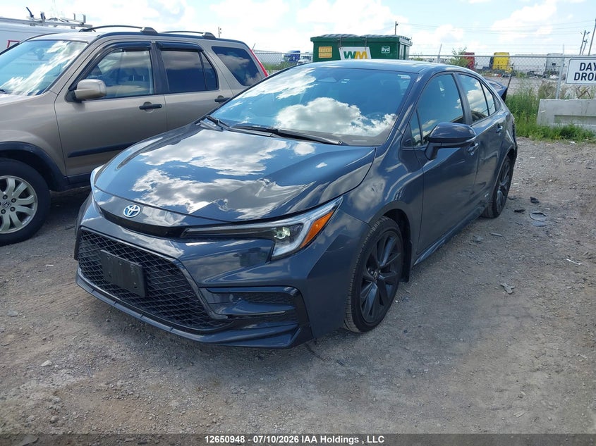 2025 Toyota Corolla, Rear, IAAI, VIN JTDBDMHE1S3018769 — photo 2
