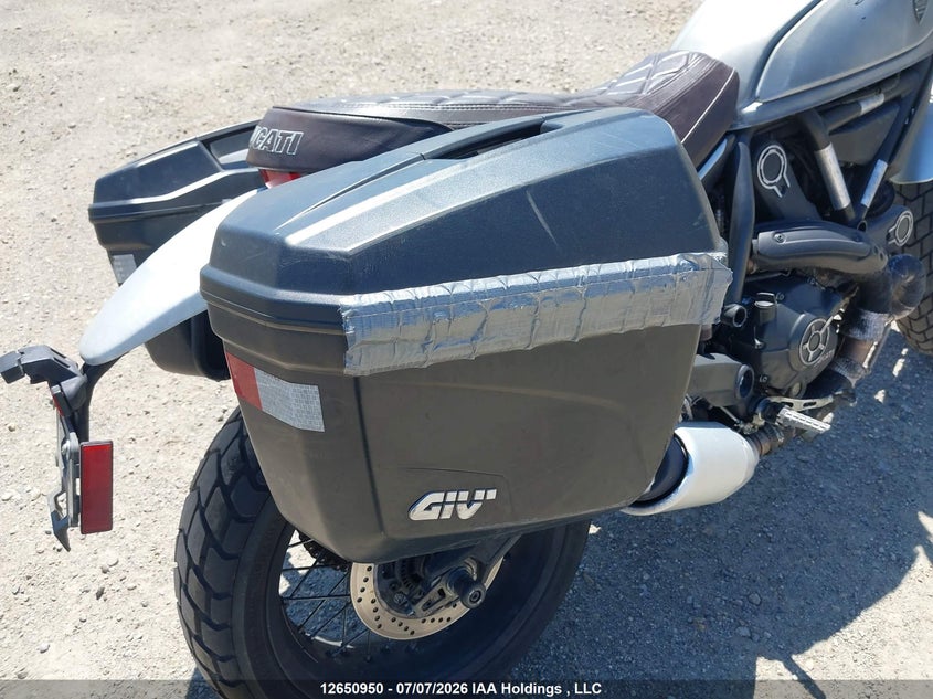 2015 Ducati Scrambler 800 VIN: ML015ANM9FT003087 Lot: 12650950
