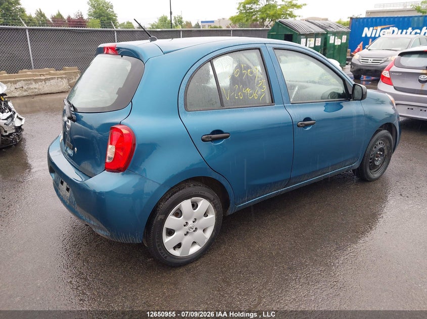 Vin: 3n1ck3cp8hl264067, lot: 3052639, nissan micra s/sr/sv 20174