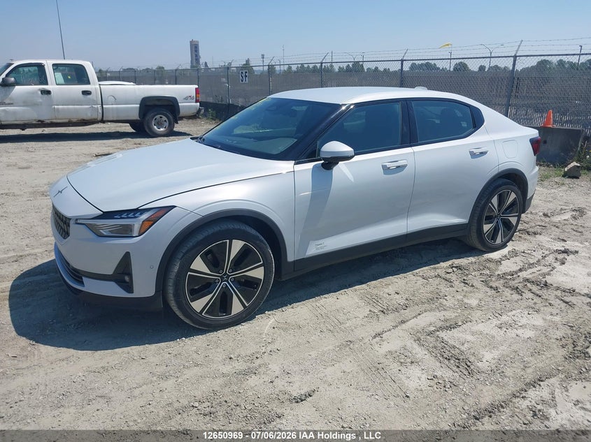 2023 Polestar 2, Right Front, IAAI, VIN YSMED3KA7PL161363 — photo 2