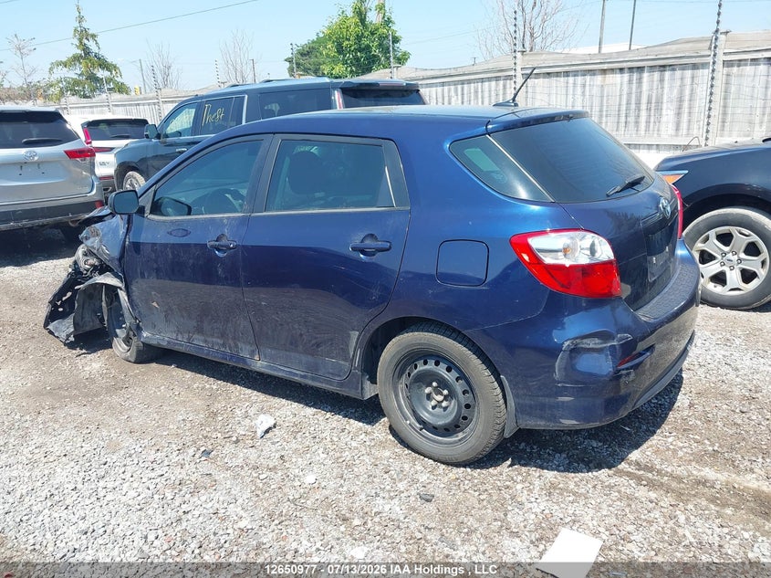 Vin: 2t1ku4ee9cc859610, lot: 3052664, toyota corolla matrix 20123