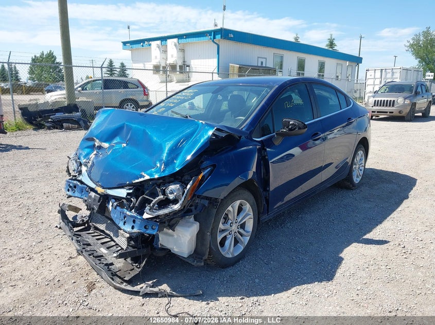 Vin: 1g1be5sm4k7121303, lot: 3052671, chevrolet cruze lt 20192