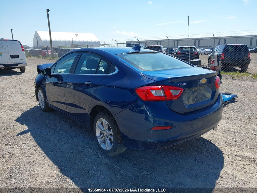 Vin: 1g1be5sm4k7121303, lot: 3052671, chevrolet cruze lt 20193