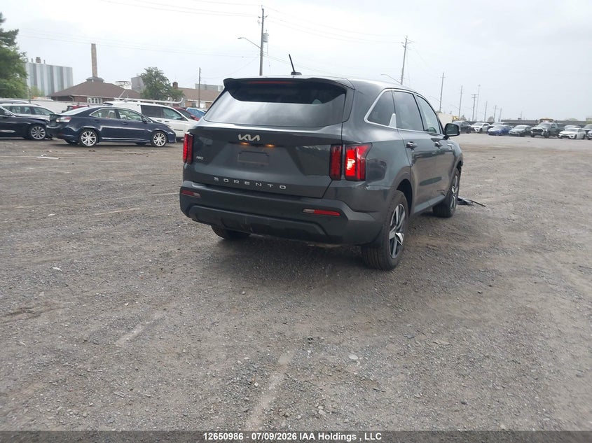 2022 Kia Sorento 2.5L Lx Premium/2.5L Lx+ VIN: 5XYRGDLC5NG106414 Lot: 12650986