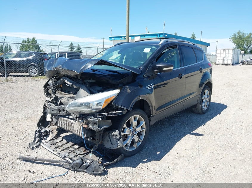 2014 Ford Escape, Удар спереди, IAAI, VIN 1FMCU9J96EUA80080 — фото 2