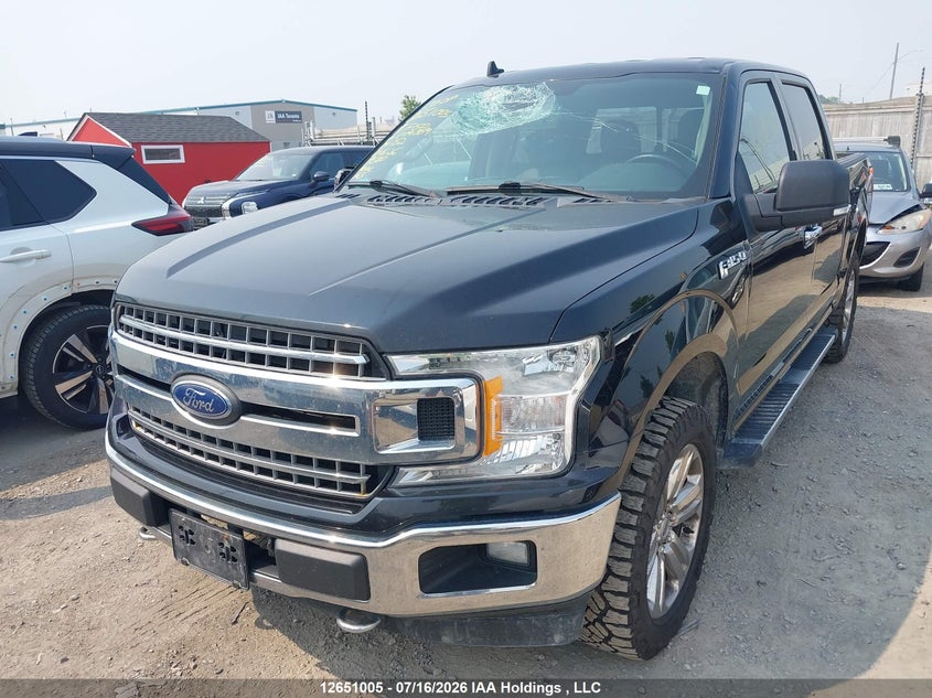 2018 Ford F-150, Лобовое стекло, IAAI, VIN 1FTEW1E54JFC04359 — фото 2